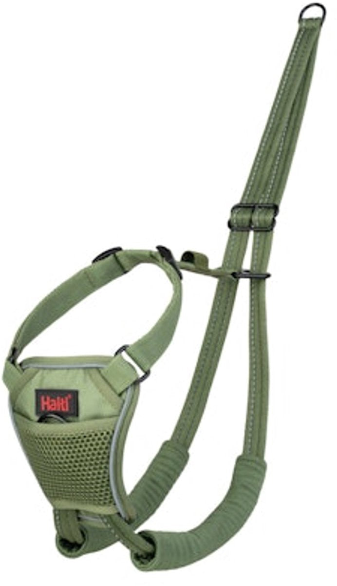 Halti no pull sele - skovgrøn - xs - anti-pull sele
