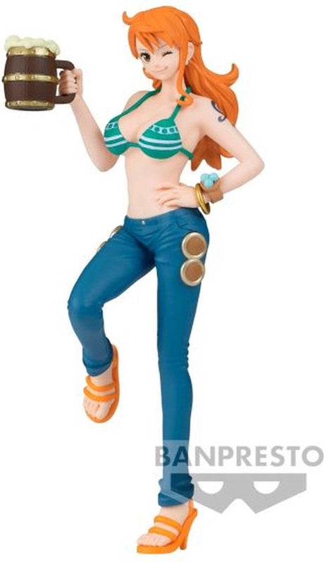 Banpresto co., ltd. ét stykke - det er en banket!! - nami statue 16cm