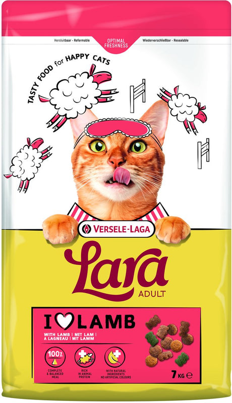 Lara voksen lam - kattefoder - 7 kg