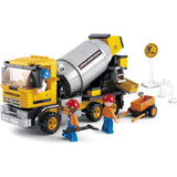 Sluban bykonstruktion cement lastbil