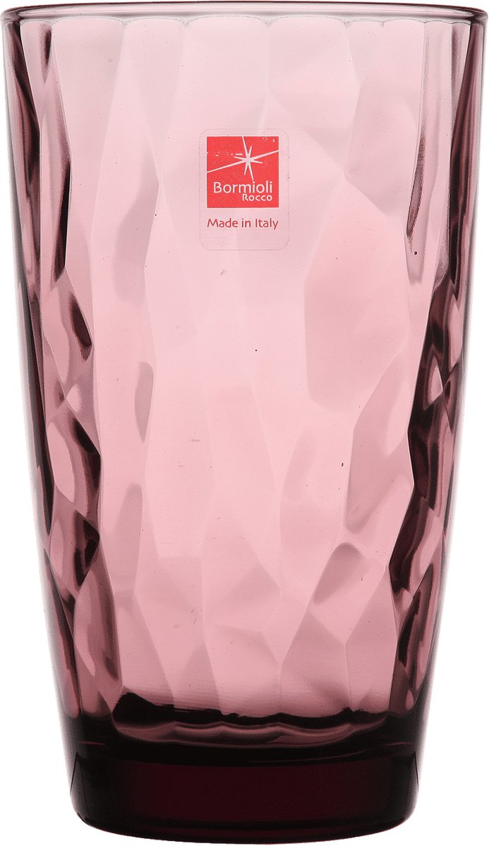 Bormioli rocco diamant long drink glas 47 cl lilla - 6 stk