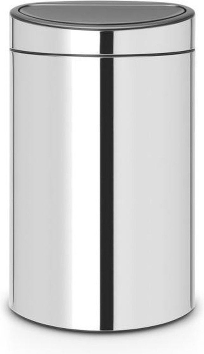 Brabantia touch skraldespand - 40 liter - strålende stål