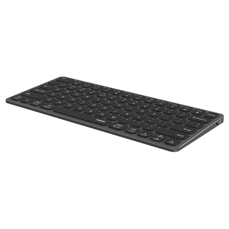 Rapoo uck-6001 ultratyndt tastatur 8i1 USB-C multiport hub sort