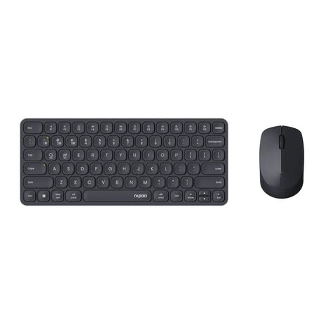 Rapoo 9010m combo sæt qwerty(nl) tastatur + mus sort