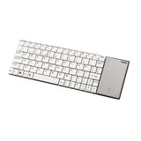 Rapoo E2710 2,4 GHz trådløst Ultra Slim Multimedia Keyboard UI Hvid