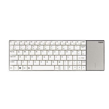 Rapoo E2710 2,4 GHz trådløst Ultra Slim Multimedia Keyboard UI Hvid