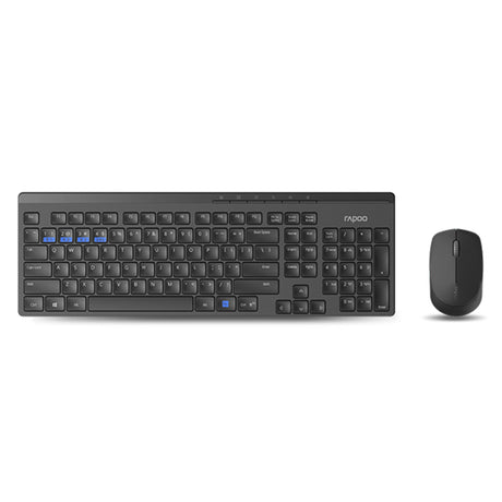 Rapoo tastatur combo mm sort 8100m