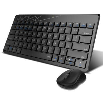 Rapoo trådløst combo sæt tastatur og mus multi-mode 8000m sort qwerty us