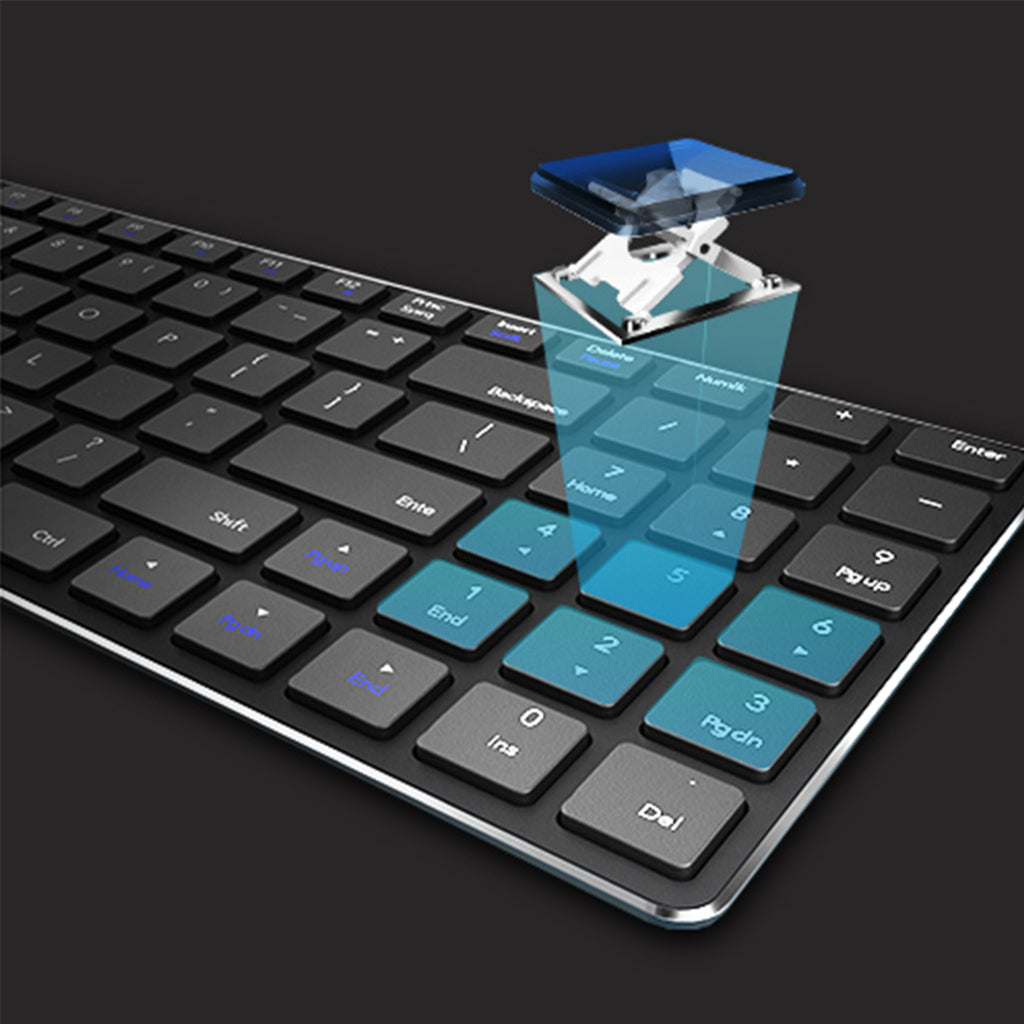 Rapoo tastatur mm slim sort e9100m