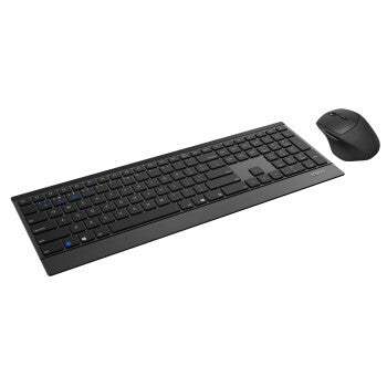 Rapoo 9500m multi-mode trådløst optisk combo sæt ui version sort