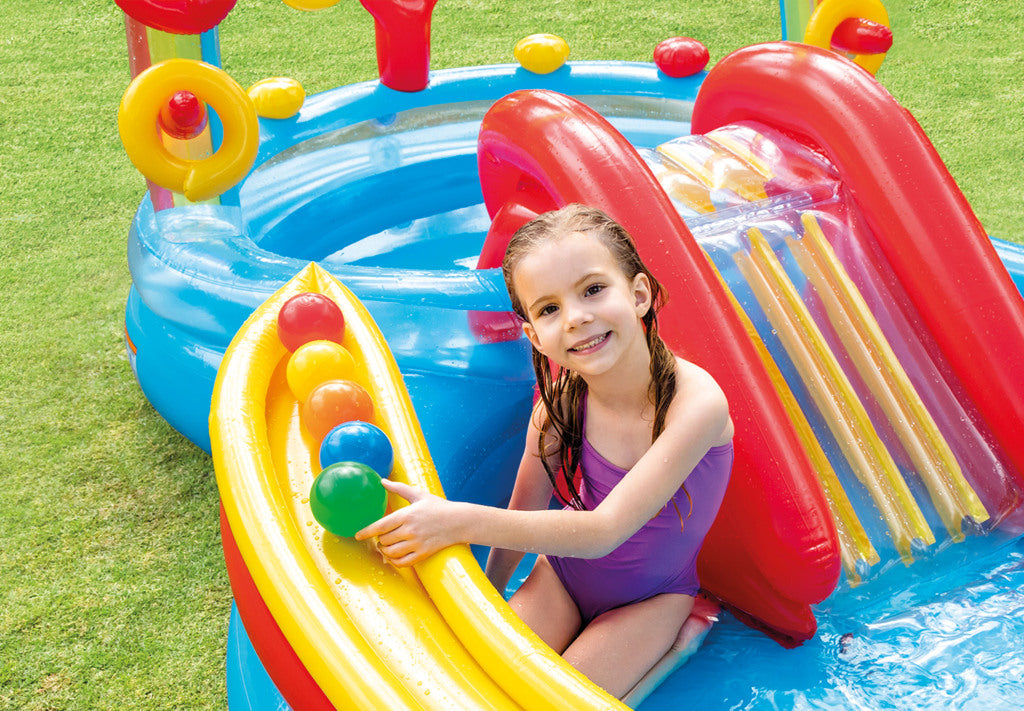 Intex spiller swimmingpool regnbue