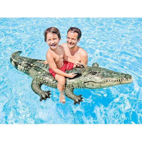 Intex realistisk krokodille ride-on 170x86 cm