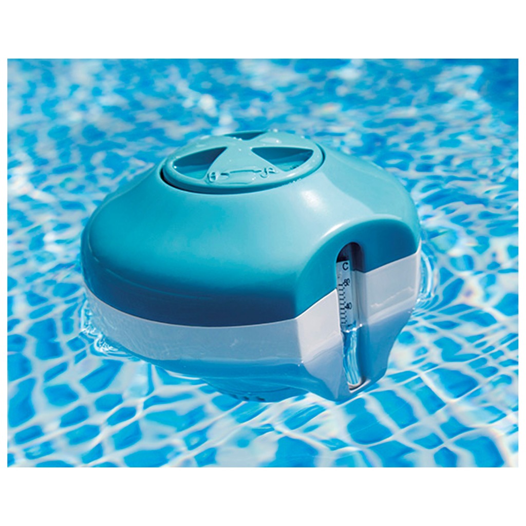 Intex 2-i-1 klorflyder med termometer