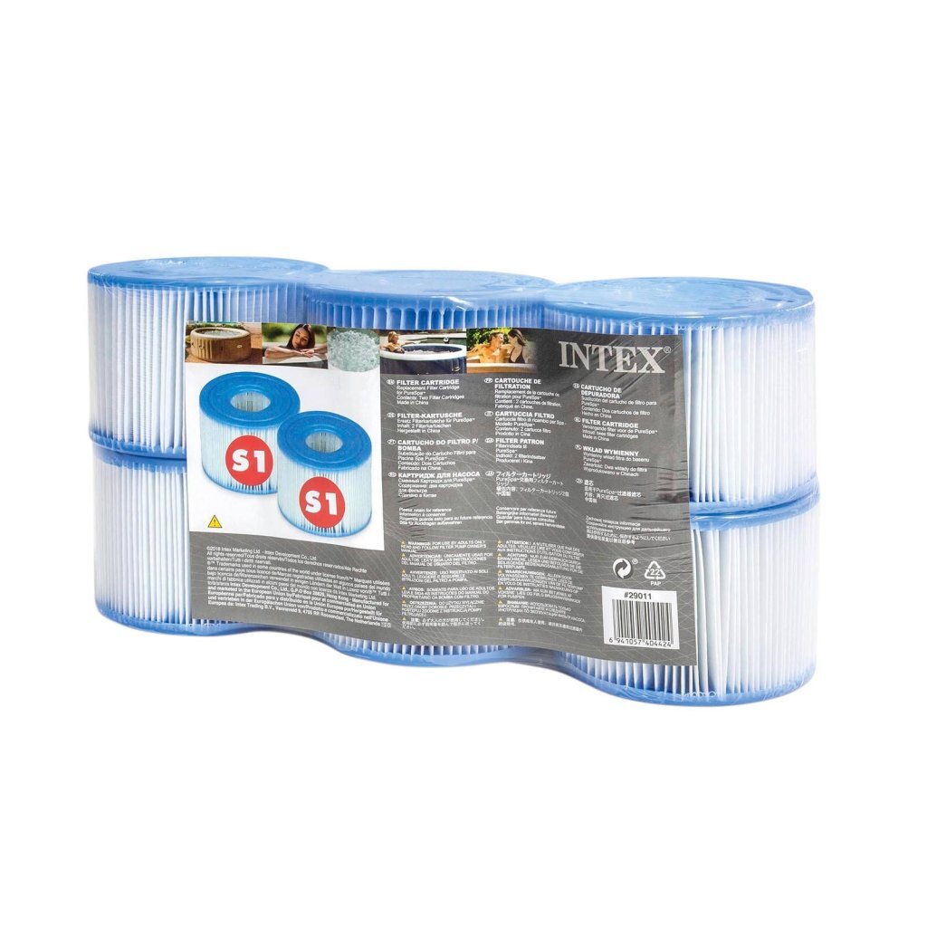 Intex 29011 ren spa-filterpatron s1 6 stk