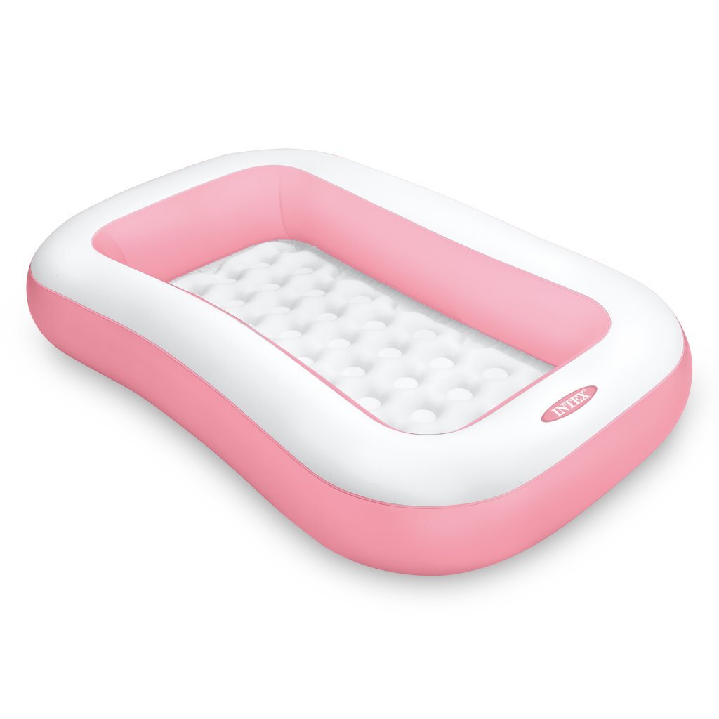 Baby swimmingpool rektangulær - lyserød