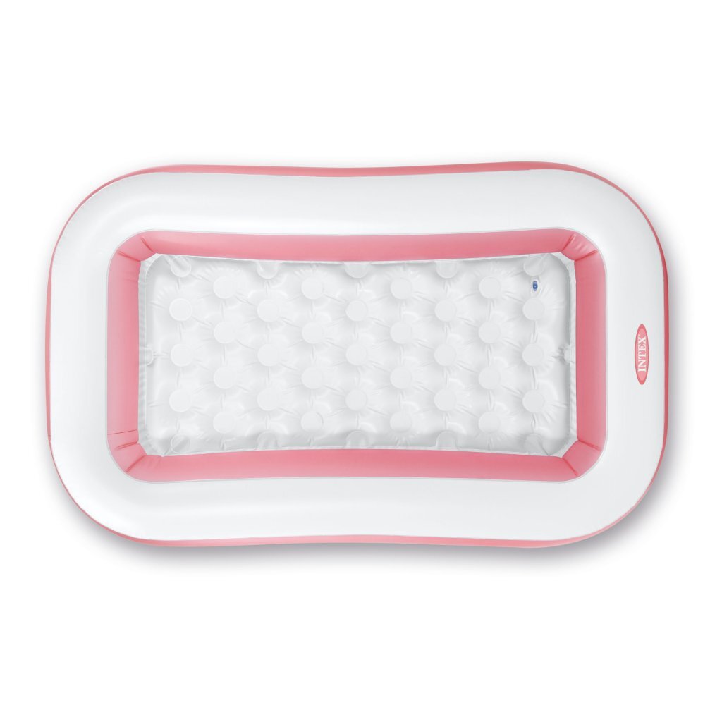 Baby swimmingpool rektangulær - lyserød