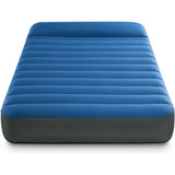 Intex 64011 truaire twin dura-beam campingmadras 191x99x22 cm + quickfill USB150 pump blå