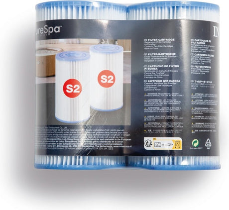 Intex 29012 purespa twin pack filterpatron type s2