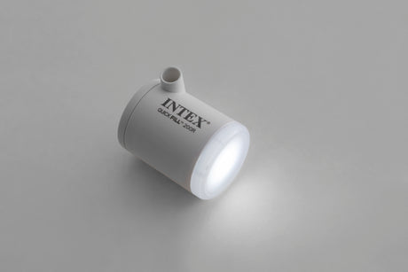 Intex 66647 quickfill tiny air pump met led licht en karbijnhaak