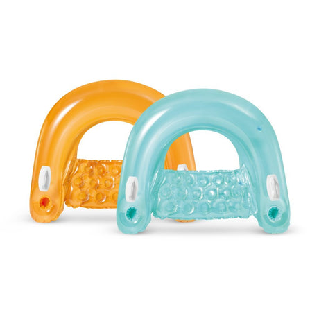 Intex 58859eu Wet Set Collection Sit 'N Float oppustelig flydestol forskellige farver