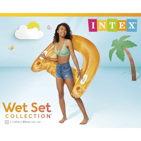 Intex 58859eu Wet Set Collection Sit 'N Float oppustelig flydestol forskellige farver