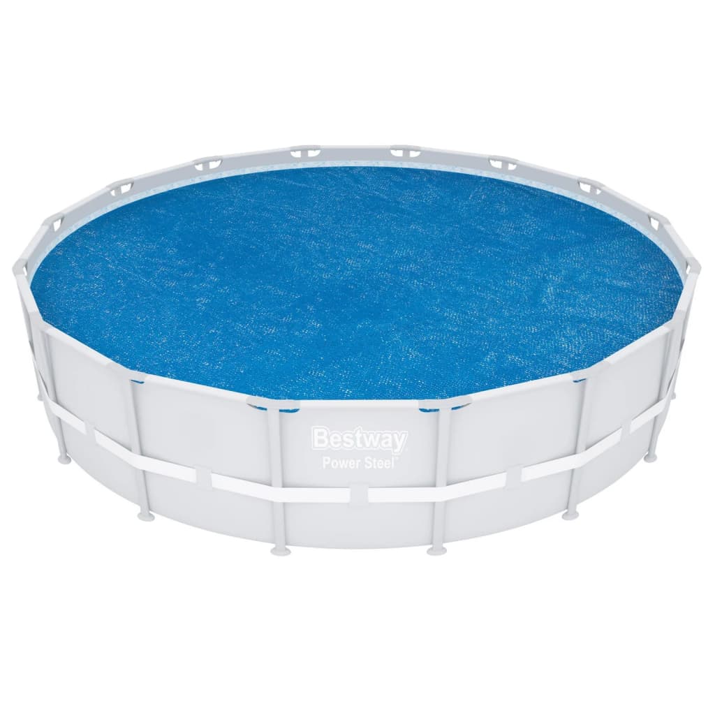Bestway Swimming Pool Cover FlowClear Round 462 cm Blå