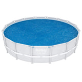 Bestway Swimming Pool Cover FlowClear Round 462 cm Blå