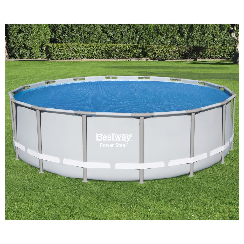 Bestway Swimming Pool Cover FlowClear Round 462 cm Blå