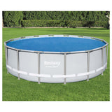Bestway Swimming Pool Cover FlowClear Round 462 cm Blå