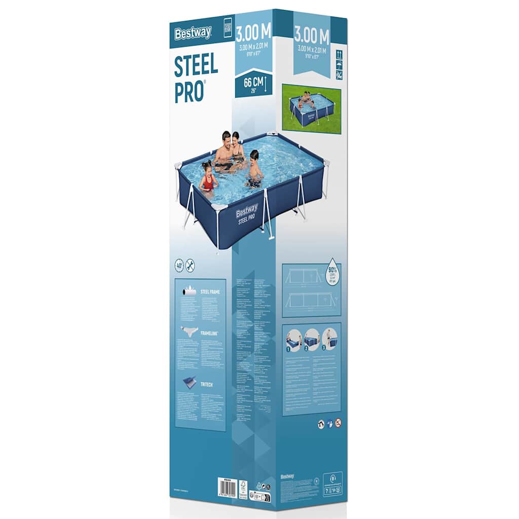 Bestway steelpro frame pool 300x201x66