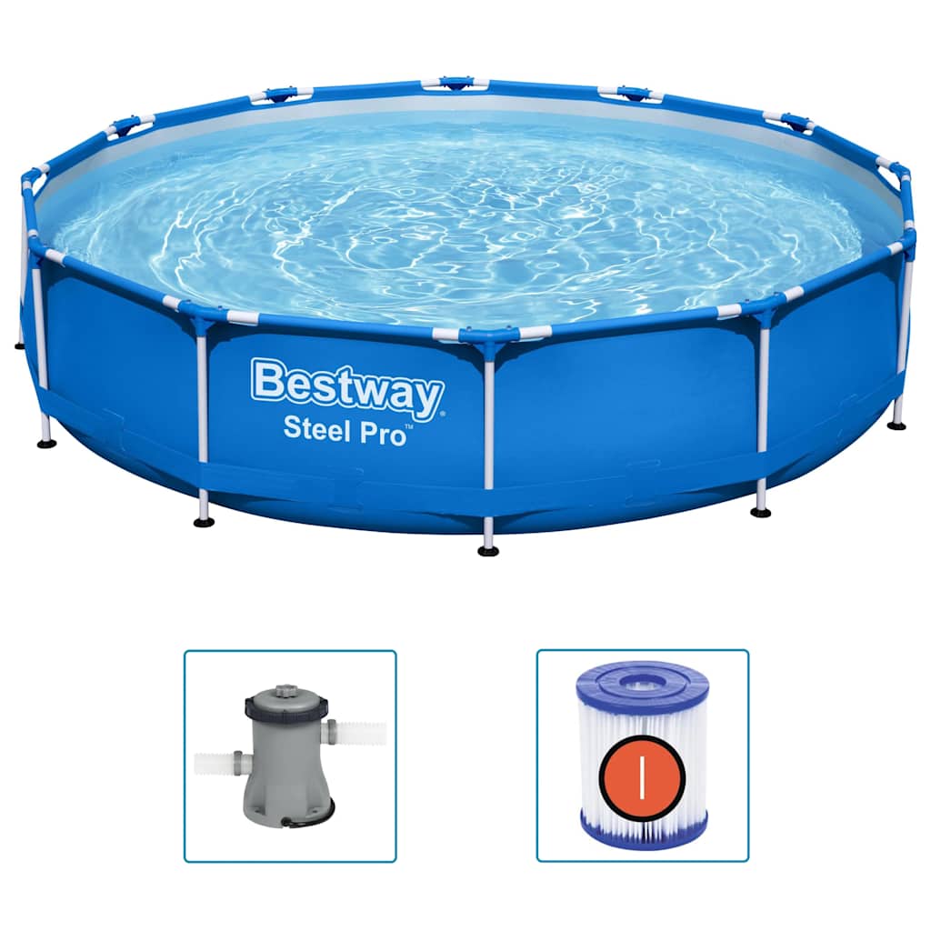 Bestway Swimming Pool Steel Pro Set omkring 366