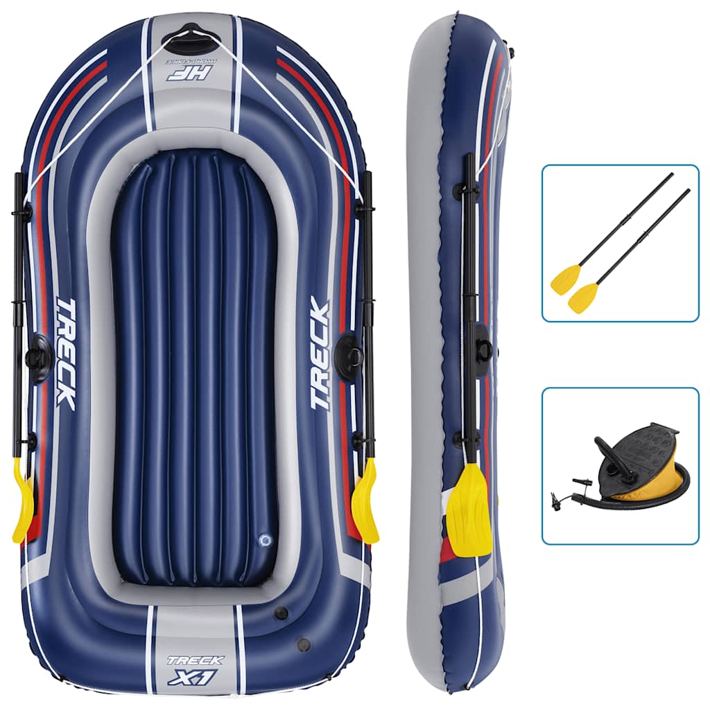 Bestway hydro-force gummibåd med pumpe og årer blå