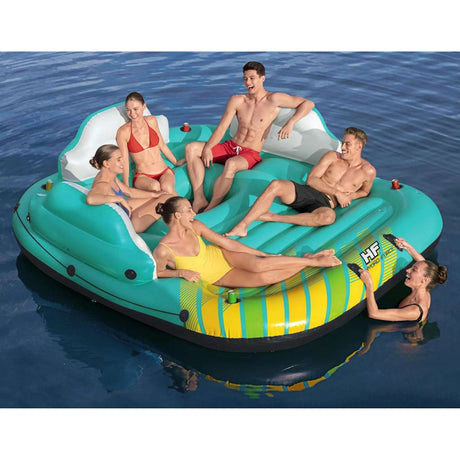 Bestway loungeø 5-personers oppustelig 291x265x83 cm