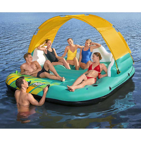 Bestway loungeø 5-personers oppustelig 291x265x83 cm