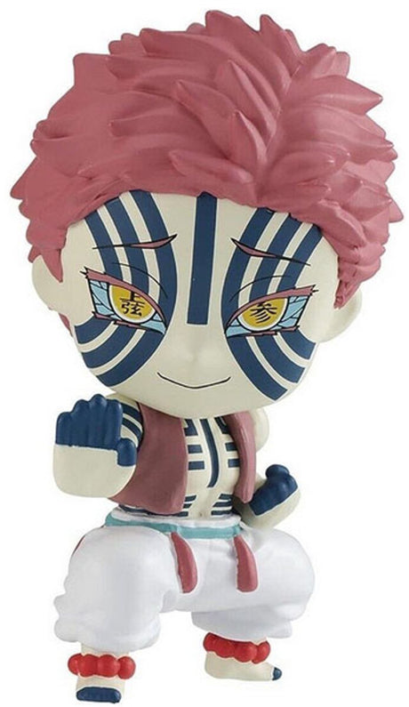 Bandai Namco Bandai Demon Slayer Chibi Masters Wave 2 Figur-Akaza (Diverse) Ny