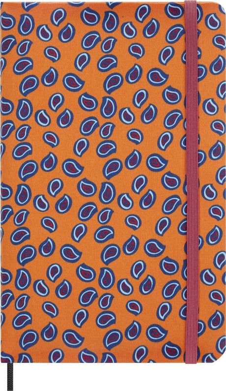 Moleskine le silk kollektion udateret planner stor (13x21cm) foret orange (kasse)