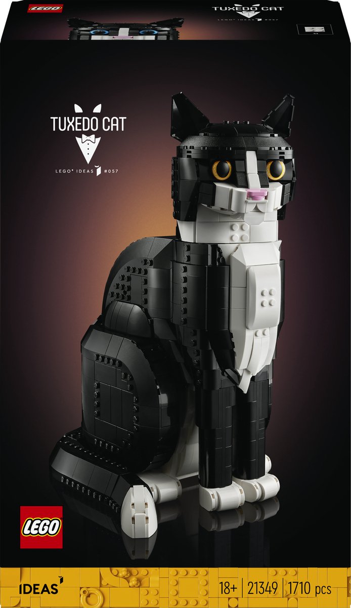 Lego ideer sort og hvid kat - 21349
