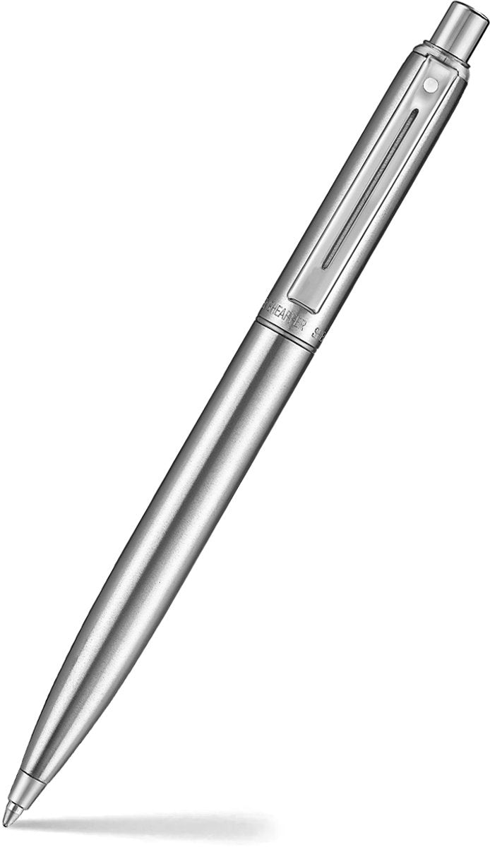Sheaffer kuglepen - sentinel 330 - børstet krom med krompoleret finish - sf-e233051