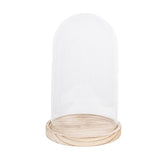 Clayre eef klokkeglas 6gl2170 gennemsigtig 18x28 cm