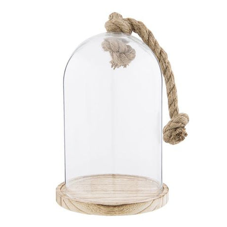 Clayre eef klokkeglas 6gl2222 gennemsigtig 17x29 cm