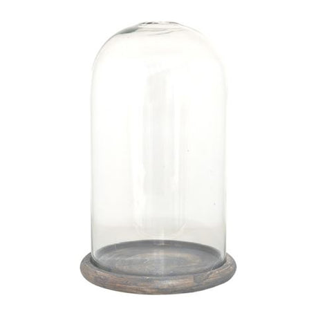 Clayre eef klokkeglas 6gl3536 gennemsigtig 17x29 cm