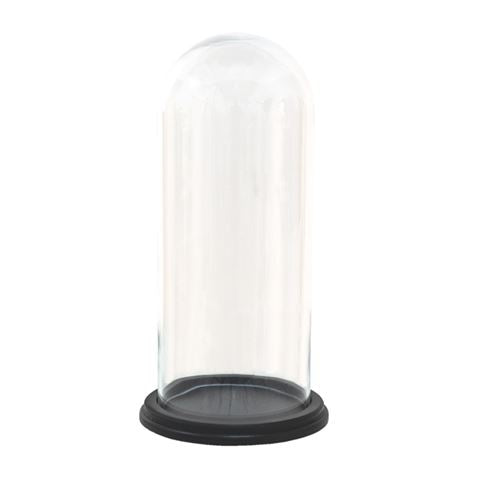 Clayre eef klokkeglas 6gl3472 gennemsigtig 17x26 cm