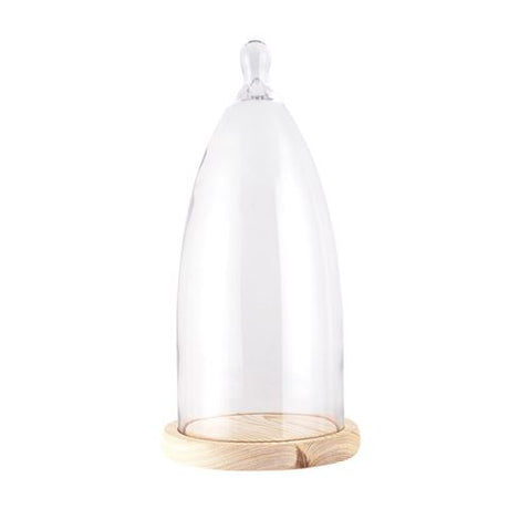 Clayre eef klokkeglas 6gl3006 gennemsigtig 19x41 cm