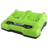 Greenworks Greenworks batterioplader med dobbeltport 24 v 2 a
