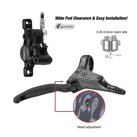 Tektro Disc Brake Set Hydro Links HD-T386 1800mm