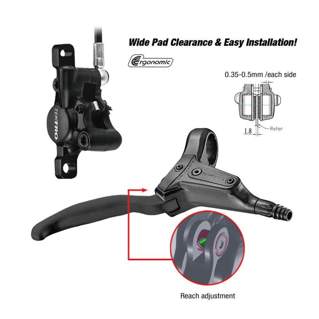 Tektro Disc Brake Set Hydro Right HD-T386 1800mm