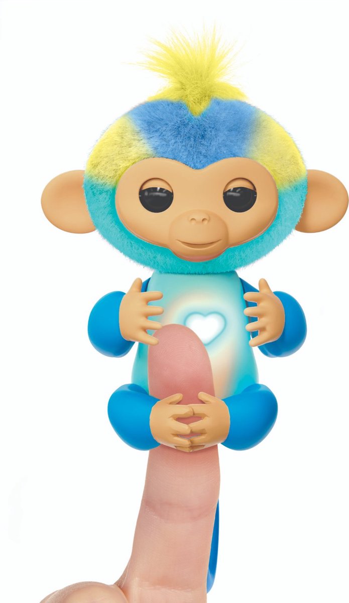 Fingerlings 2.0 abe Leo + lys og lyd blå