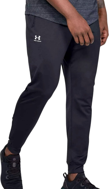 Under armour sportstyle tricot jogger sportsbukser til mænd - sorte
