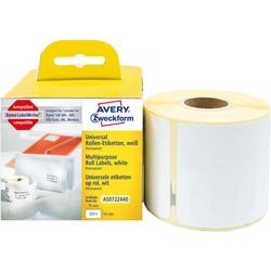 Avery multifunktionelle etiketter as0722440 permanent hvid