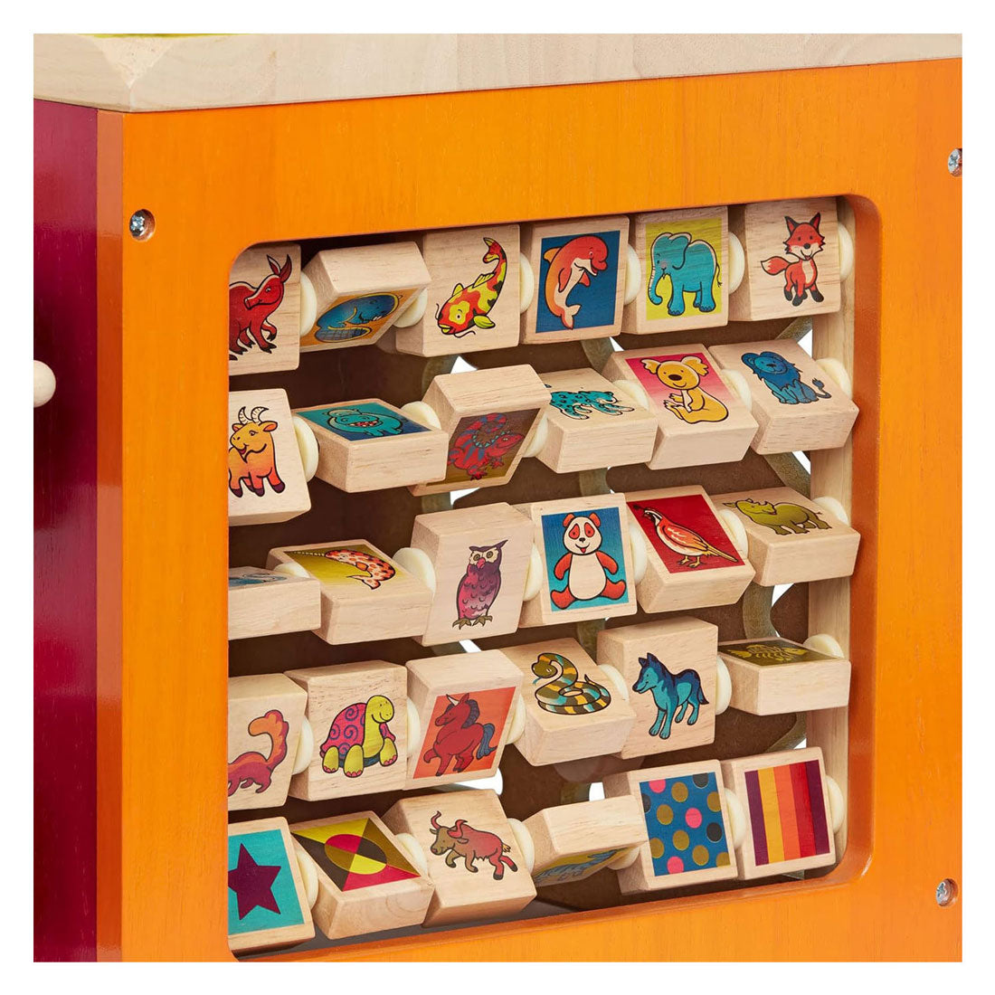 Zany zoo aktivitetskube - 35x35x46cm